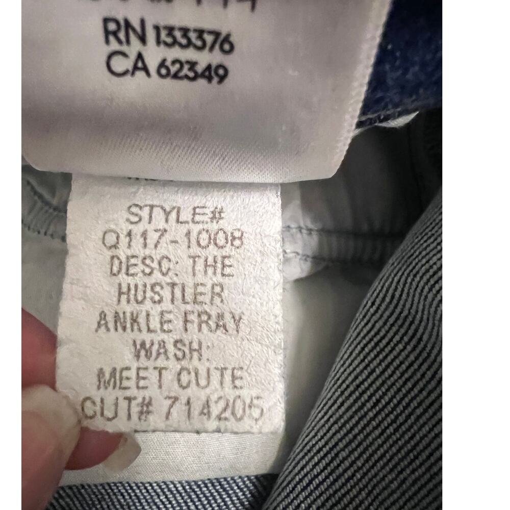 MOTHER The Hustler Ankle Fray Jeans 25 Meet Cute Flare High Rise quiet luxury - Picture 7 of 12